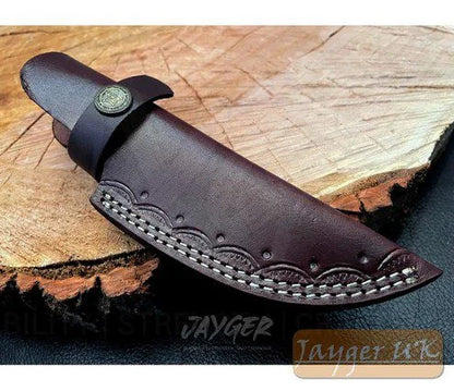 Custom Made Fixed Blade Knife Leather Sheath – BGS4