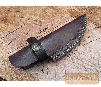 Custom Made Fixed Blade Knife Leather Sheath – BGS4