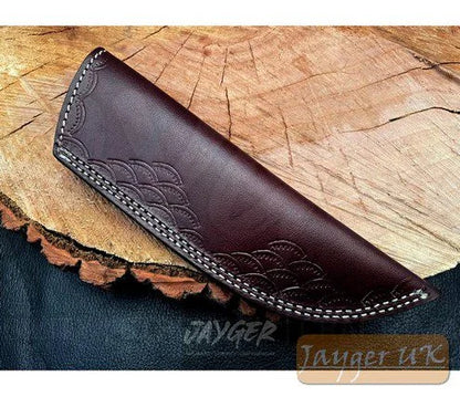 Custom Made Fixed Blade Knife Leather Sheath – BGS5
