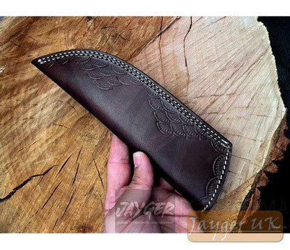 Custom Made Fixed Blade Knife Leather Sheath – BGS5