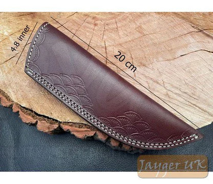 Custom Made Fixed Blade Knife Leather Sheath – BGS5