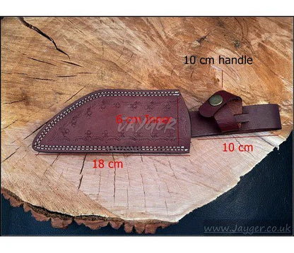 Custom Made Fixed Blade Hunting Knife Leather Sheath -BGS7
