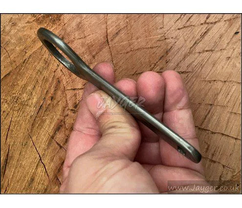 Hand Forged Damascus Steel Bottle Opener / Pendant