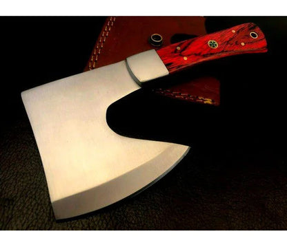 Handmade Meat Cleaver With Leather Sheath CH3