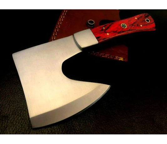 Handmade Meat Cleaver With Leather Sheath CH3
