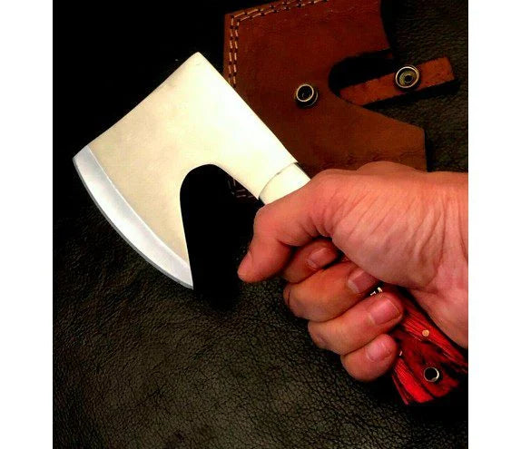 Handmade Meat Cleaver With Leather Sheath CH3