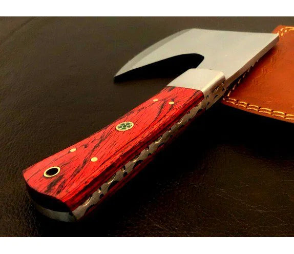 Handmade Meat Cleaver With Leather Sheath CH3