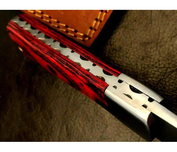 Handmade Meat Cleaver With Leather Sheath CH3