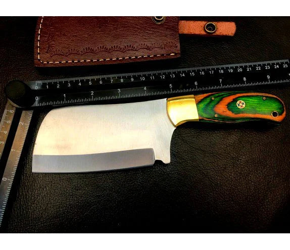 Hand Forged Cleaver/ Bushcraft Knife- CH9