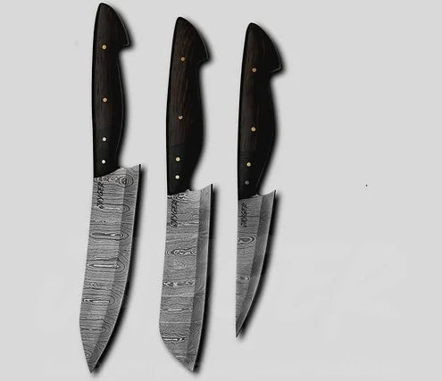 Custom Made Kitchen Chef Knives Set Of 5 Pcs