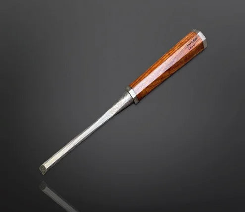Wood Chisel Set Damascus Steel Hand Forged By Jayger