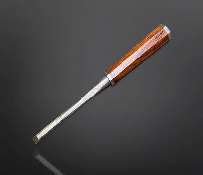 Wood Chisel Set Damascus Steel Hand Forged By Jayger