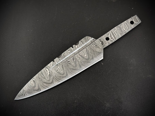 Hand Forged Sgian Dubh Knife Blank – B6