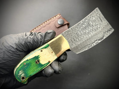 Hand Forged Mini Cleaver | Bushcraft | Meat cutting Knife – DH1