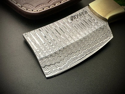 Hand Forged Mini Cleaver | Bushcraft | Meat cutting Knife – DH1