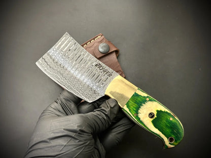 Hand Forged Mini Cleaver | Bushcraft | Meat cutting Knife – DH1