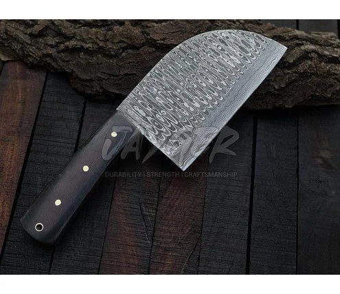 Hackmesser Handgeschmiedetes Damast