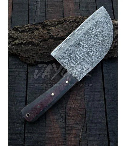 Hackmesser Handgeschmiedetes Damast