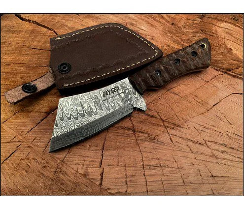 Handmade Damascus Steel Cleaver/ Hatchet DH18