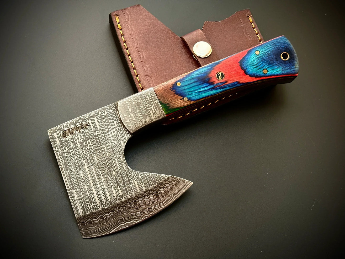 Handmade Damascus steel Meat Cleaver /