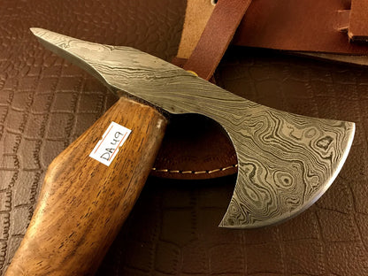 Hand Forged Viking Spike Axe With Leather Sheath – Da6