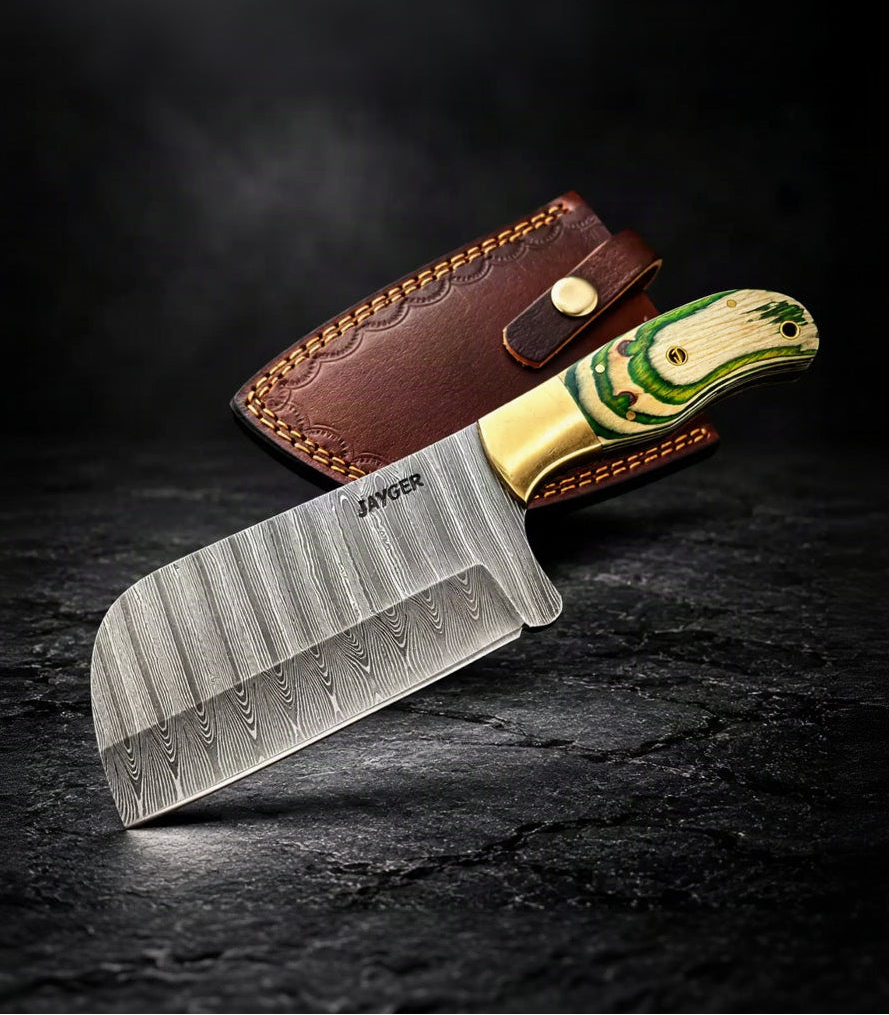 Damascus Steel Meat Cleaver