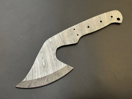 Handmade Meat Cleaver Knife | Hatchet Blank Blade – HB10