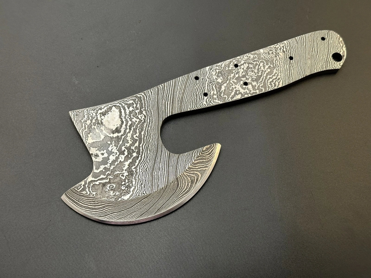 Hand Forged Damascus Cleaver | Hatchet Blank Blade – HB12
