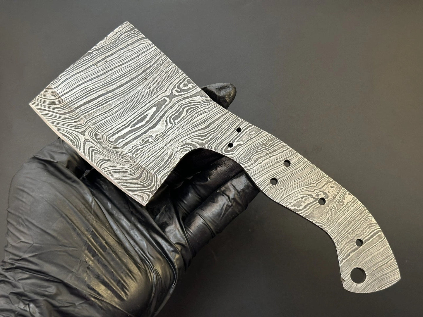 Hand Forged Damascus Steel Meat Cleaver Chef Knife Blank – HB13