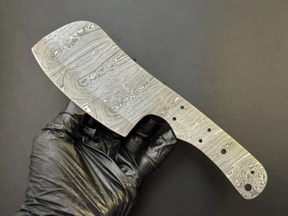 Hand Forged Meat Cleaver Knife | Bushcraft Blank Blade – HB15