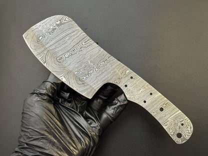 Hand Forged Meat Cleaver Knife | Bushcraft Blank Blade – HB15