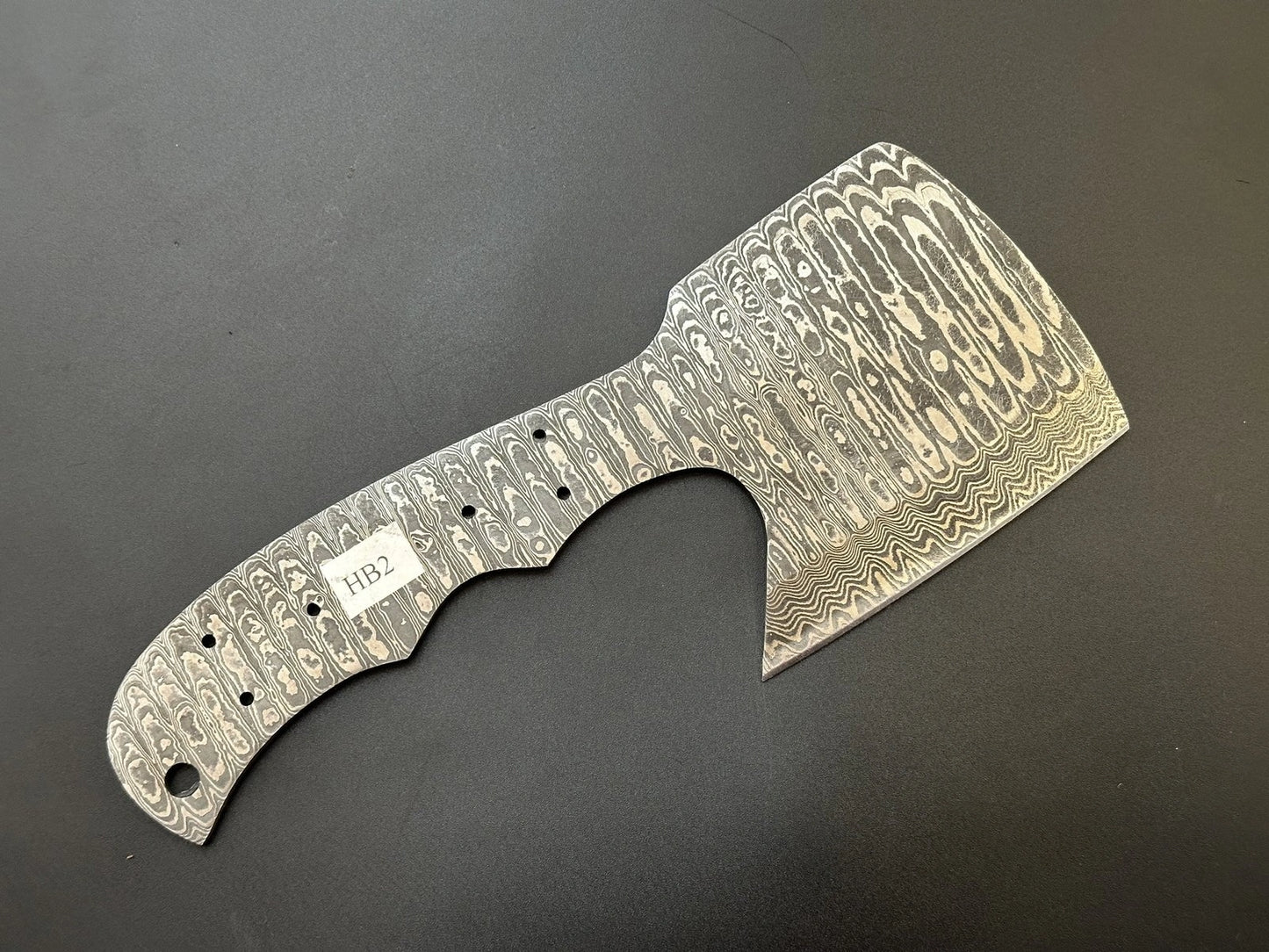 Handmade Damascus Steel Cleaver Knife Blank Blade – HB2