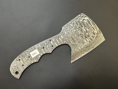 Handmade Damascus Steel Cleaver Knife Blank Blade – HB2