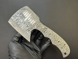 Handmade Damascus Steel Cleaver Knife Blank Blade – HB2 - Jayger