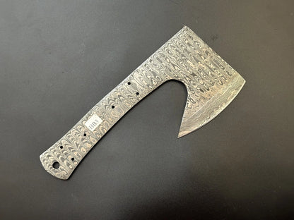 Damascus Steel Meat Cleaver Knife Blank Blade – HB3