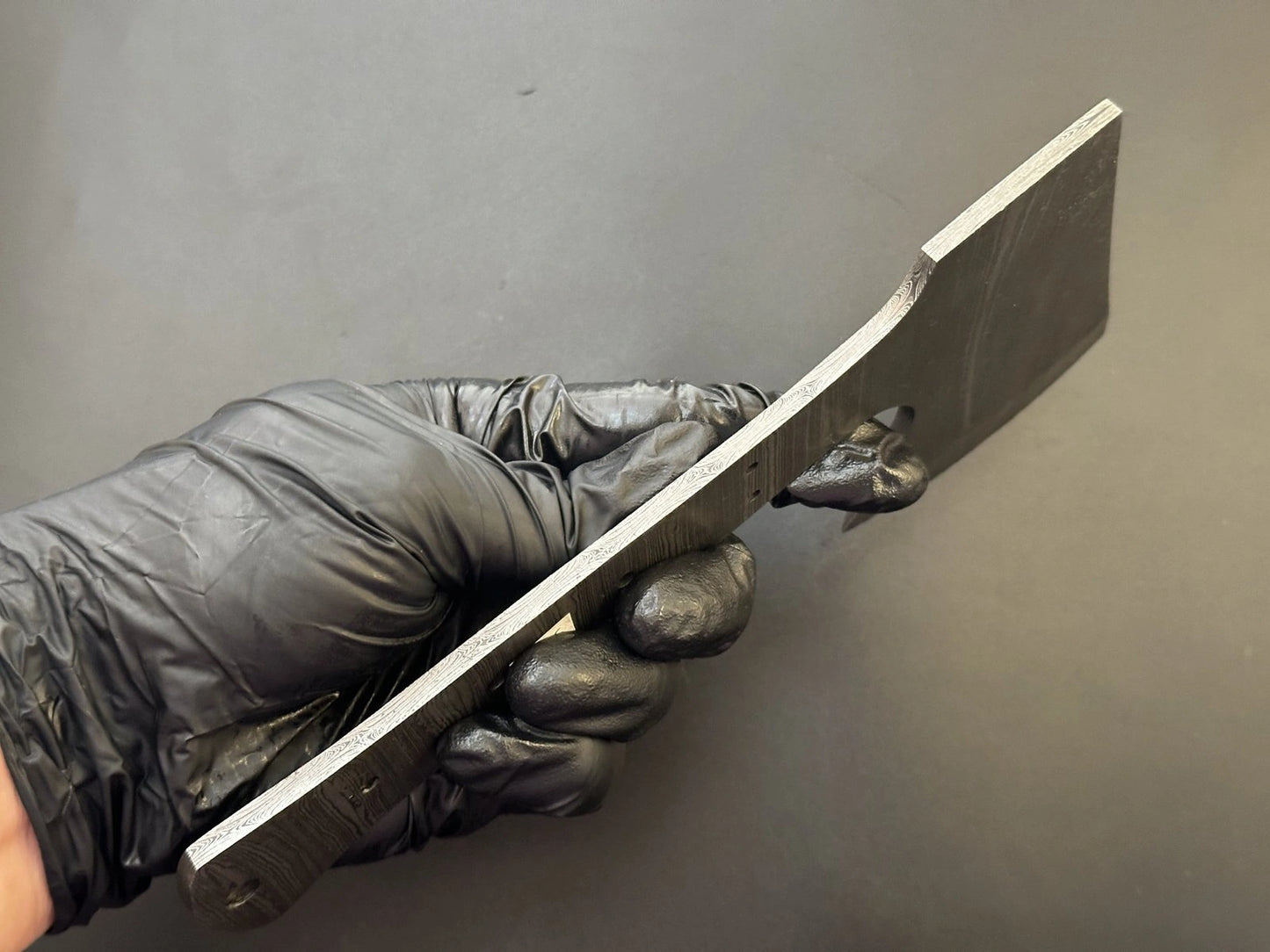 Handmade Damascus Steel Cleaver | Hatchet Blank Blade – HB6