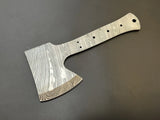 Handmade Damascus Steel Cleaver | Hatchet Blank Blade – HB6 - Jayger