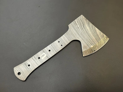 Handmade Damascus Steel Cleaver | Hatchet Blank Blade – HB6