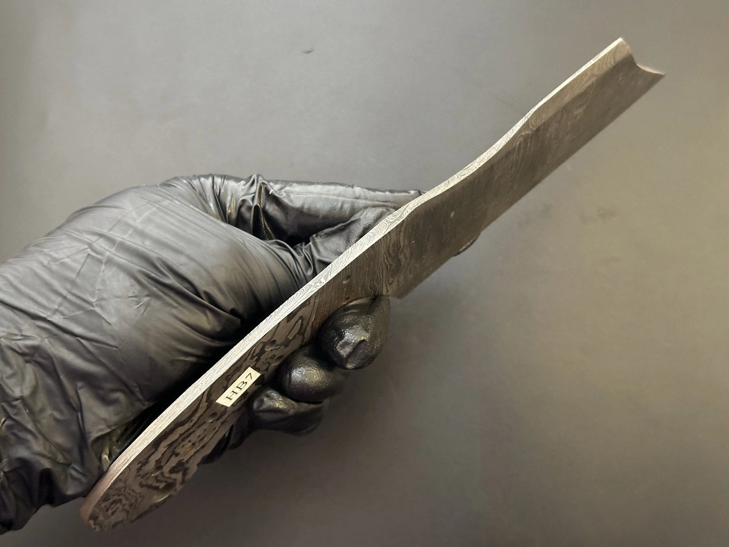 Hand Forged Damascus Steel Bushcraft Knife Blank Blade – HB7