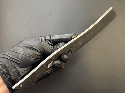 Handmade Damascus Steel Nakiri Knife Blade – HB9