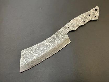 Handmade Damascus Steel Nakiri Knife Blade – HB9
