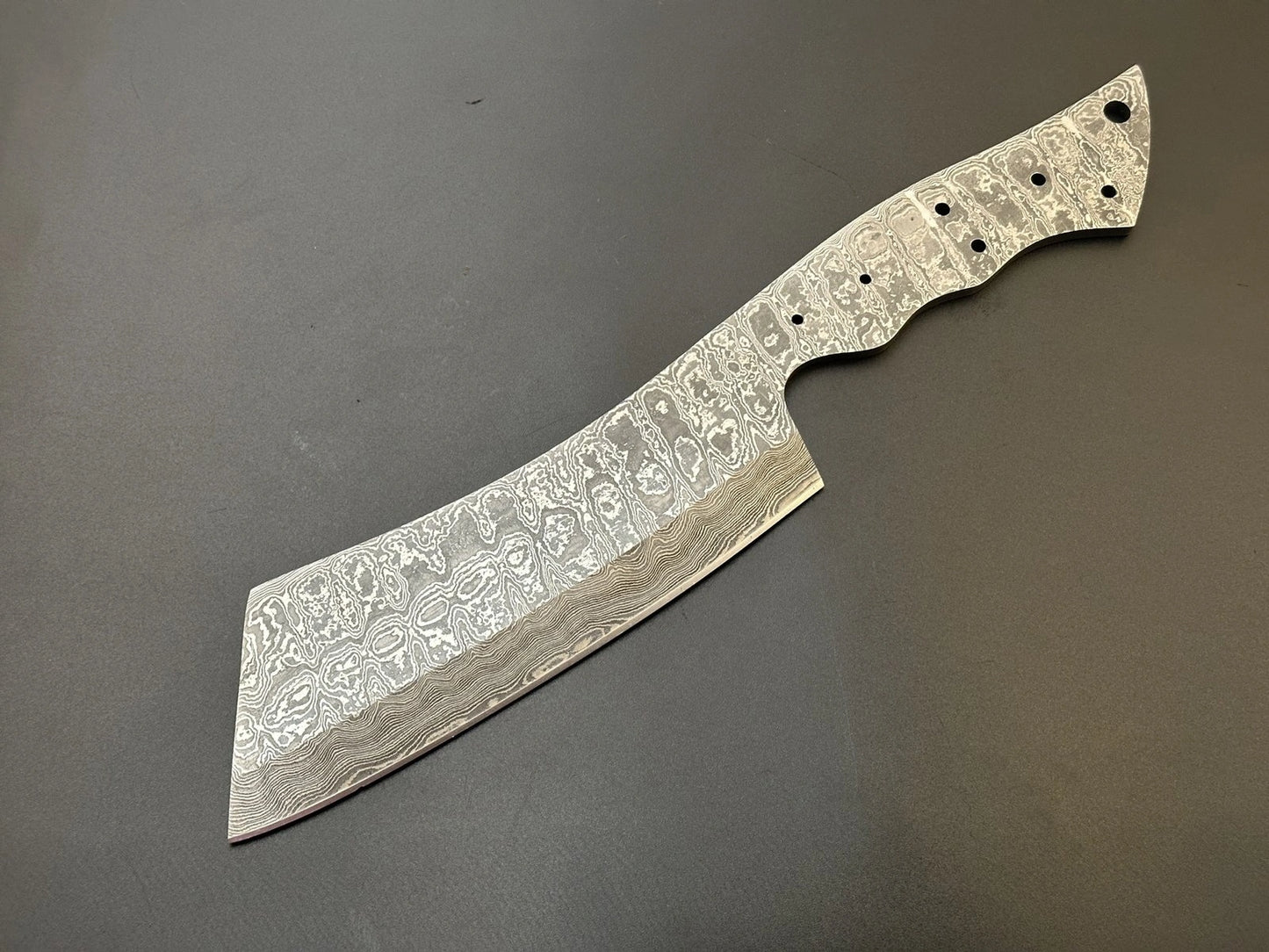 Handmade Damascus Steel Nakiri Knife Blade – HB9