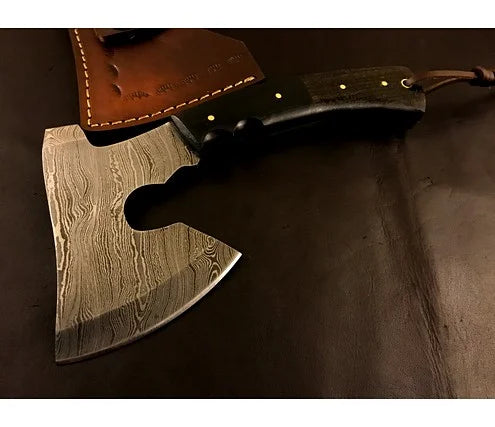 Damascus Steel Cleaver / Hatchet – HMD8