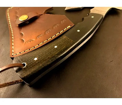 Damascus Steel Cleaver / Hatchet – HMD8