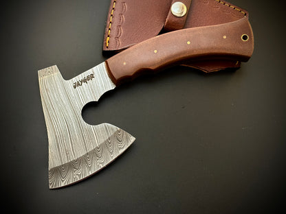 Damascus Steel Cleaver / Hatchet – HMD8
