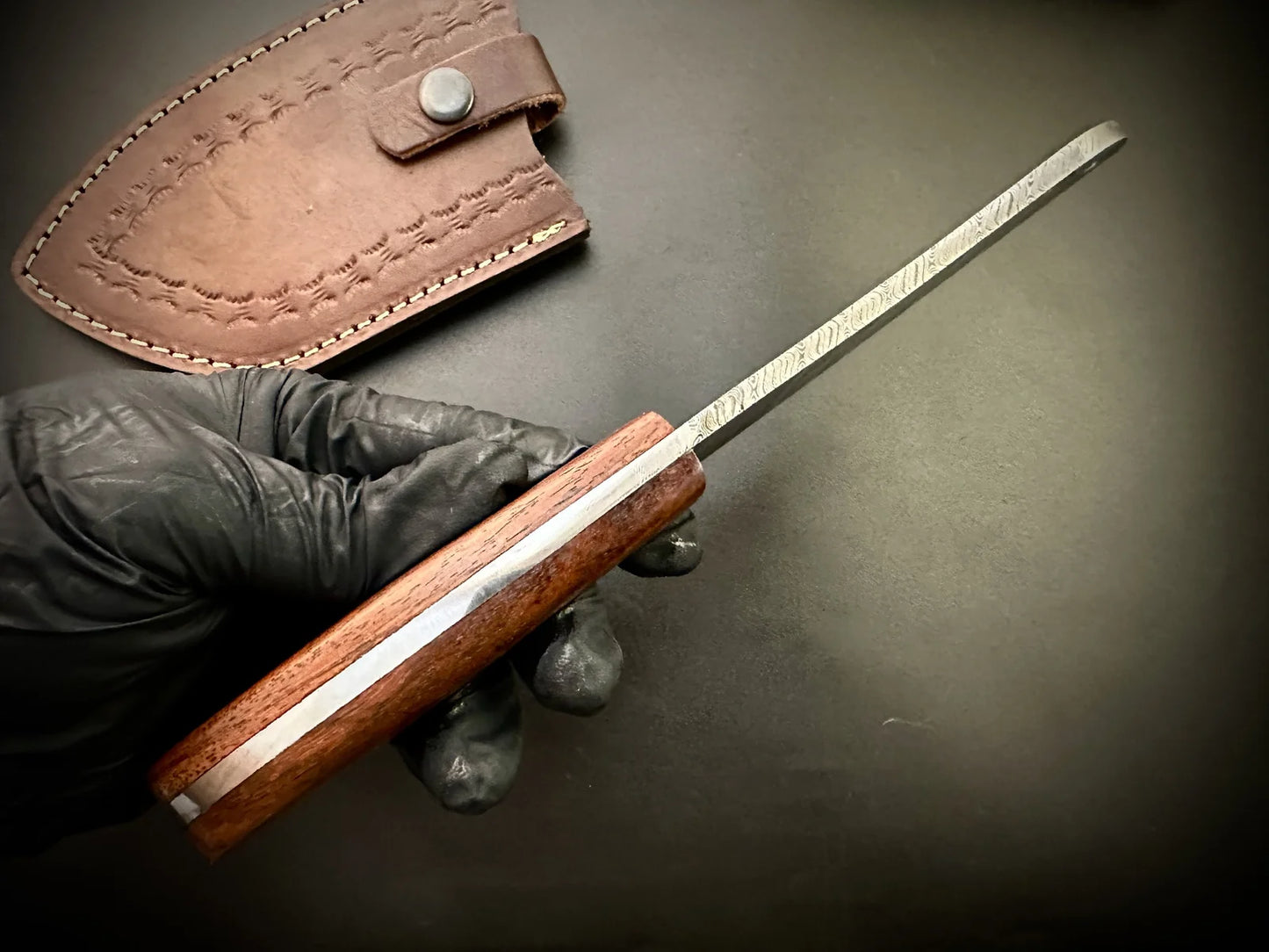 Damascus Steel Meat Cleaver / Fleischerbeil – HMD9