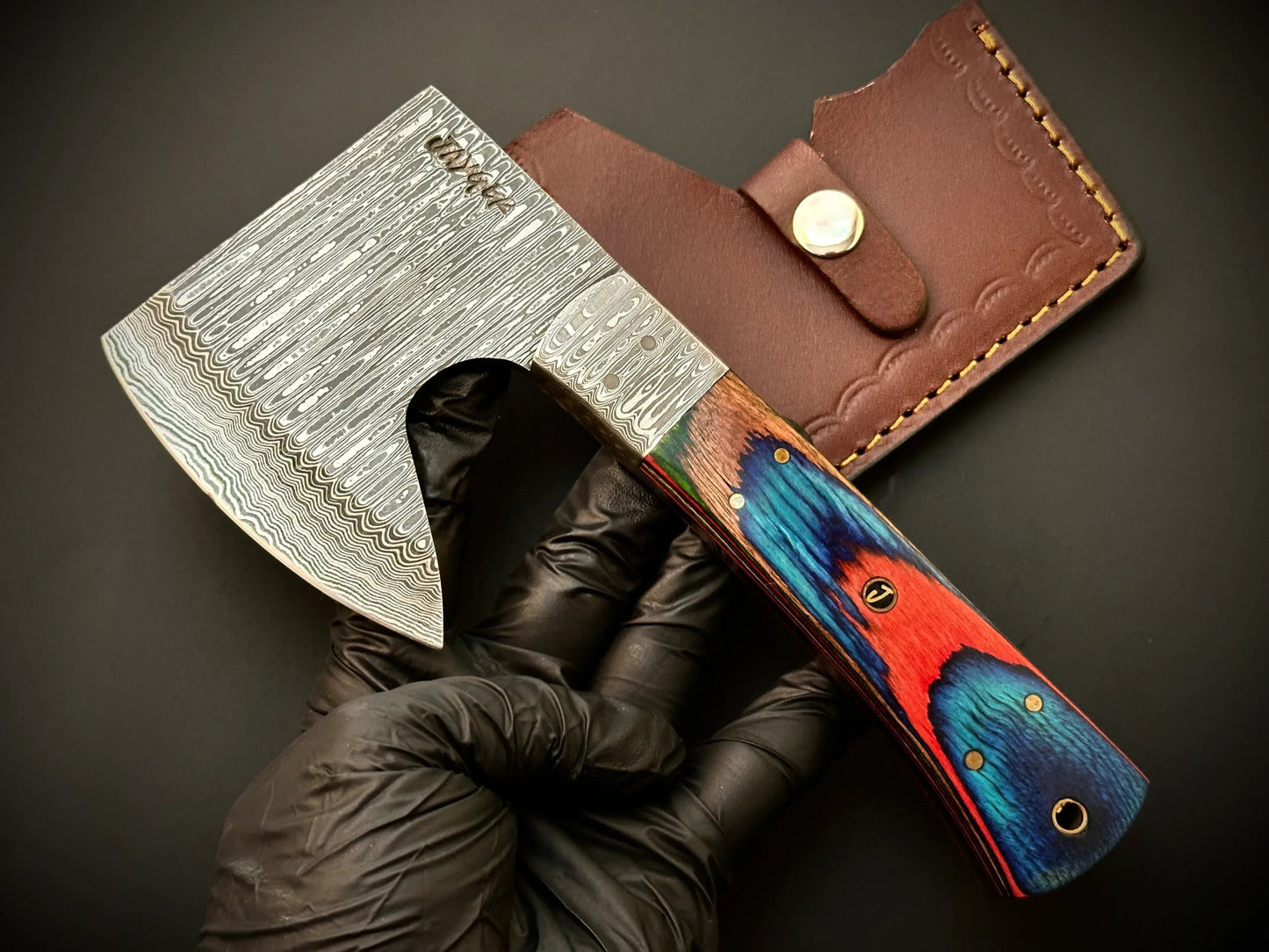 Handmade Damascus steel Hatchet
