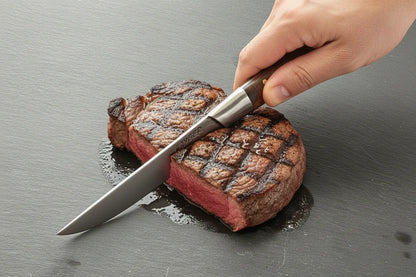 Handmade Carbon Steel Steak Knives / Steakmesser - Jayger