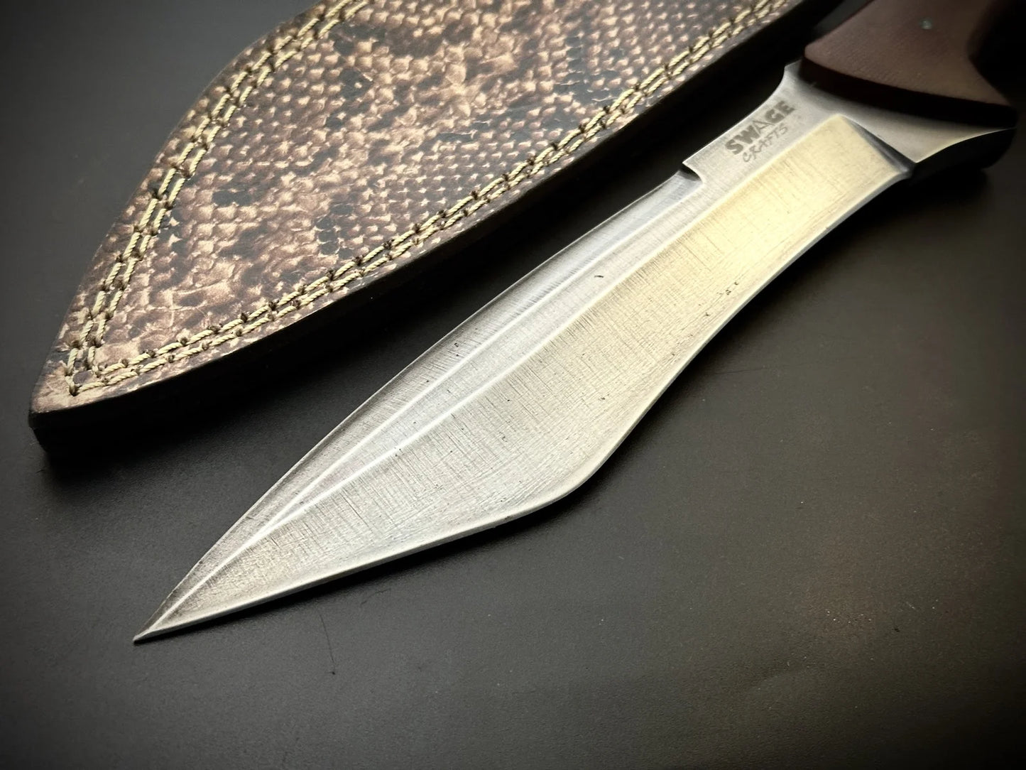 Hand Forged 5160 Spring Steel Bowie Knife With Sheath