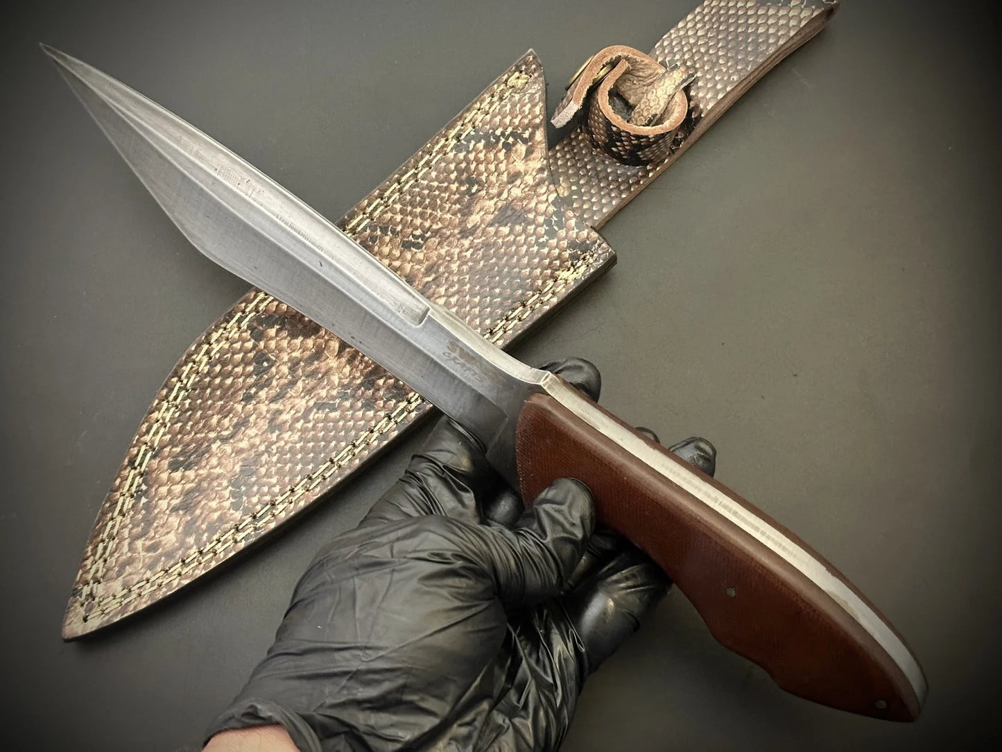 Hand Forged 5160 Spring Steel Bowie Knife With Sheath